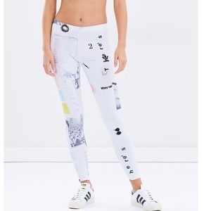 Rare Adidas Info Poster Aop Leggings